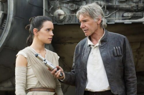 Quel nom porte le vaisseau spatial du contrebandier Han Solo ? 
