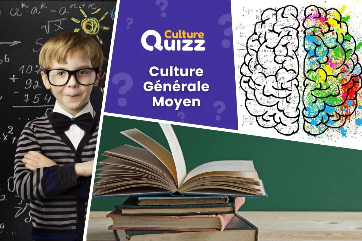 Quiz Culture Générale Moyen #3 - Testez votre culture générale avec le Quiz de Culture Quizz niveau moyen