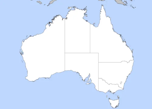 Sur une carte de l’Australie, où se situe la Grande Barrière de Corail ? Carte de l'Australie