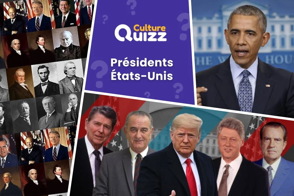 Quiz sur les Présidents Américains - Quiz sur les présidents américains des USA d'hier à aujourd'hui