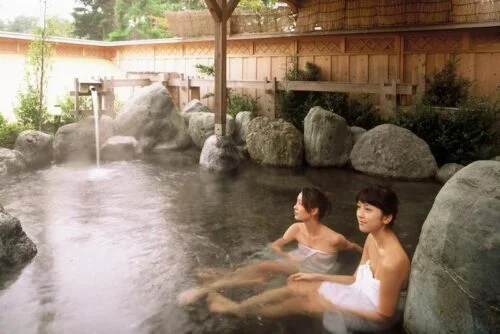Quel mot désigne le traditionnel bain thermal japonais ? 
