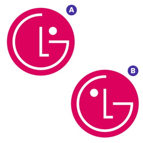 Quel est le bon logo de la marque LG ? 