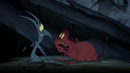 Quels sont les noms de ces 2 personnages du film Hercule de Disney ? 