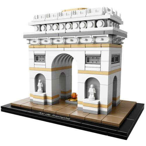 Combien de pièces sont nécessaires pour confectionner l'Arc de Ttriomphe de la collection LEGO Architecte ? 