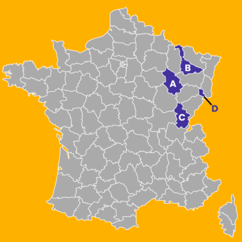Où situez-vous le département du Territoire-de-Belfort (90) ? 