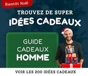 Guide cadeaux Noël 2022 - Homme
