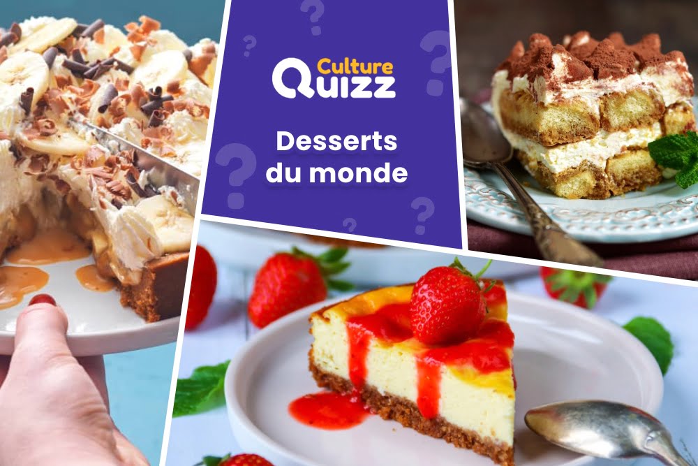 Quiz Desserts du Monde - Êtes-vous incollable sur les desserts du monde ?
