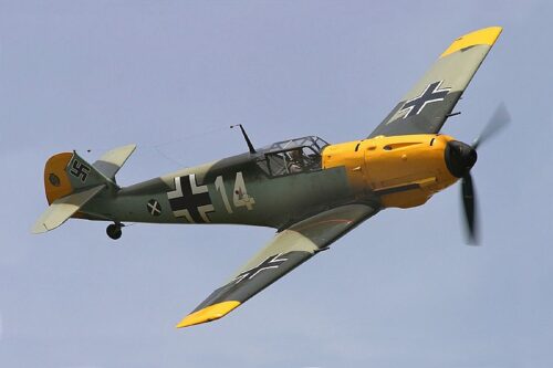 Quel était le nom des principaux avions de chasse allemands de la Luftwaffe pendant la Seconde Guerre mondiale ? 