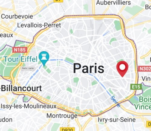 Place de la nation carte