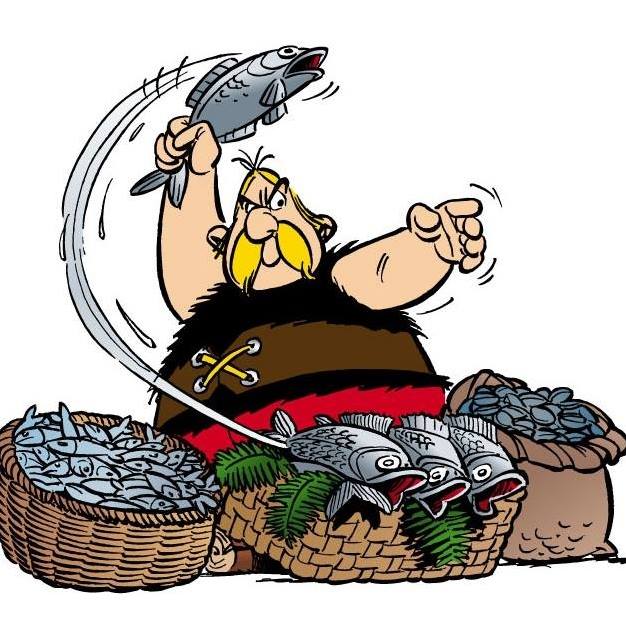 Quel est le nom du marchand de poissons du village d’Astérix ? 