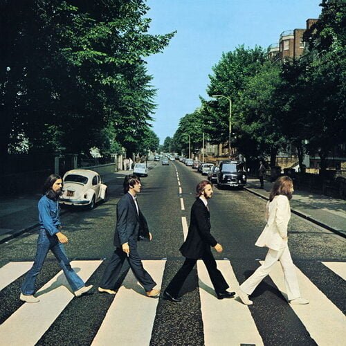 Quel est le nom de la rue de Londres traversée par Les Beatles pour la pochette d'un album enregistré en 1969 ? Pochette album Beattles