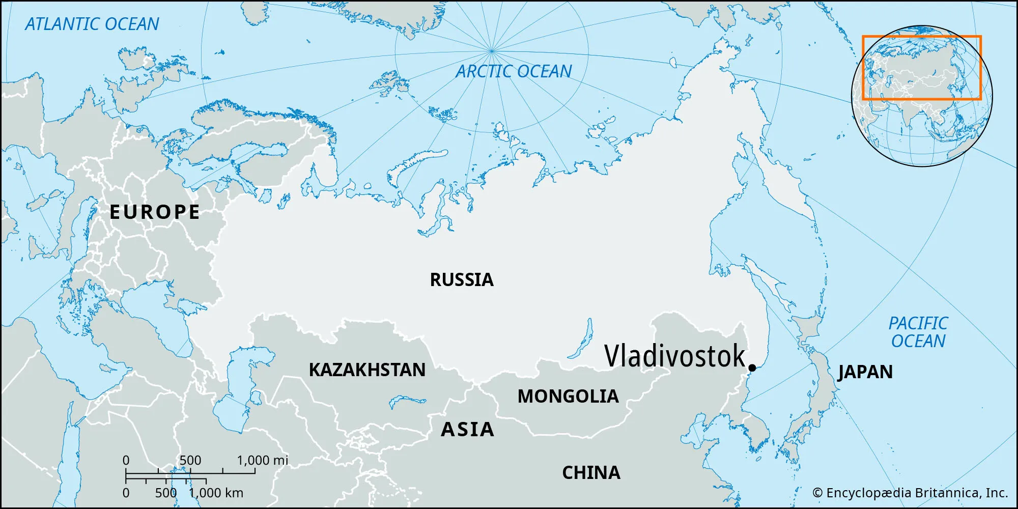 Dans quel pays se trouve la ville de Vladivostok ? 