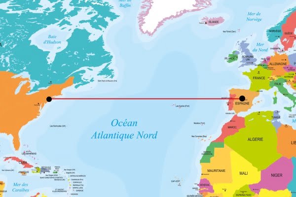 Quelle ville européenne se situe à la même latitude que la ville de New York ? Latitude New York