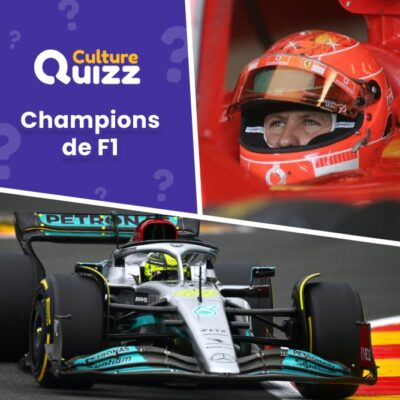 Champion de Formule 1 - Pilote Grand Prix - Quiz