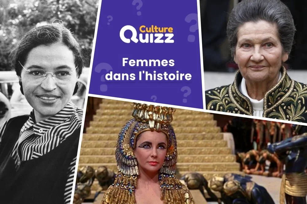 Quiz les Femmes dans l'histoire - Quiz sur les grandes femmes dans l'histoire d'hier à aujourd'hui