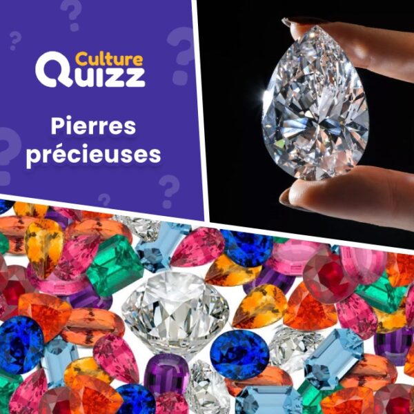 Quiz pierres précieuses : rubis, saphir, diamant...