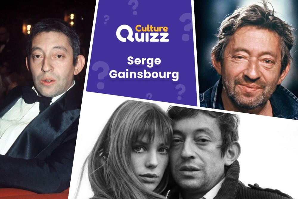 Quiz Serge Gainsbourg - Quiz sur le musicien et chanteur Serge Gainsbourg