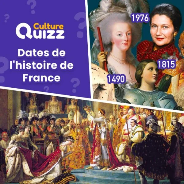 Classez les dates de l'histoire de France - Jeux d'histoire