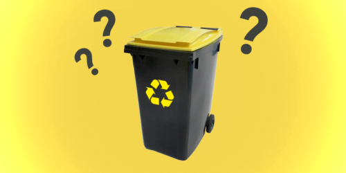 D'après la réglementation française, lequel de ces objets ne doit pas aller dans la poubelle jaune de recyclage ? 
