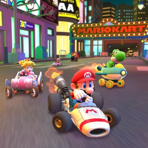 En quelle année le tout premier jeu Mario Kart a-t-il vu le jour ? Mario Kart