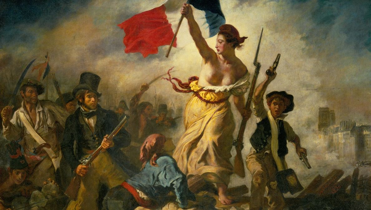 À quel peintre est attribuée l’œuvre “La liberté guidant le peuple” ? 