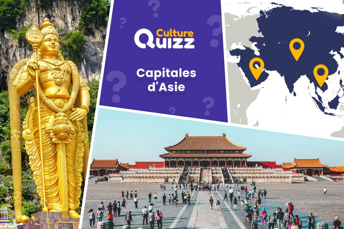 Quiz Capitales d'Asie #2 - Testez vos connaissances sur les capitales des pays d'Asie