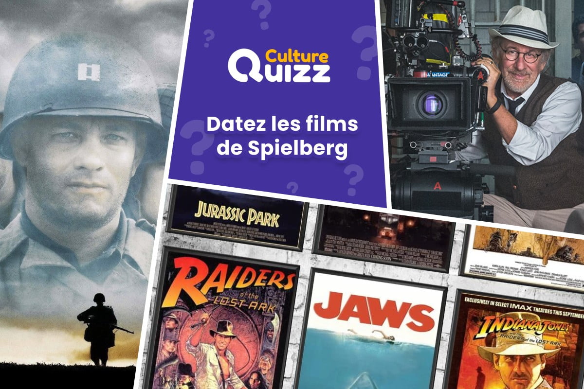 Quiz - Classez les films réalisés par Steven Spielberg selon l'année - Classez les films réalisés par Steven Spielberg selon l'année - Quiz interactif