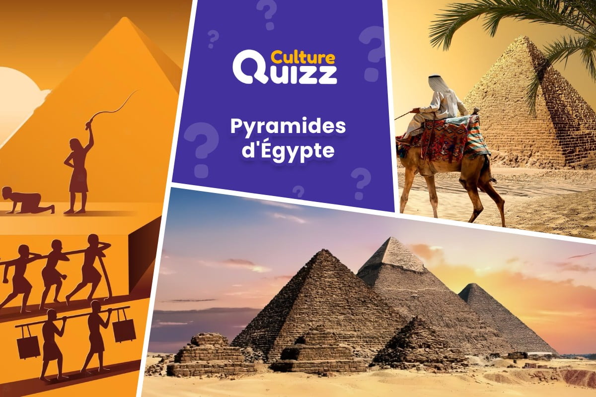 Quiz Pyramides d'Égypte - Pyramides d'Égypte Quiz d'histoire sur la construction