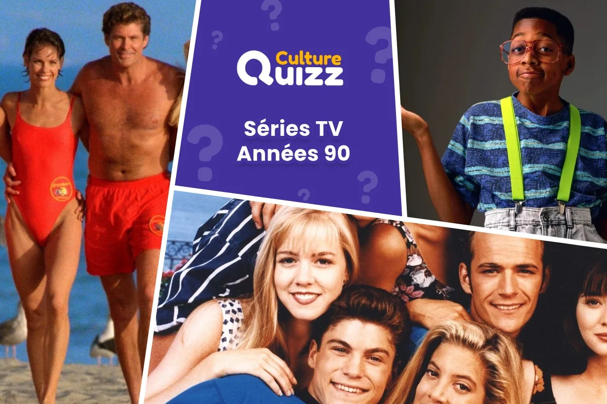Quiz Séries Télé des Années 90 - Quiz dédié aux séries TV des années 1990 à 1990 : Friends - Sous le soleil, Une nounou d'enfer...
