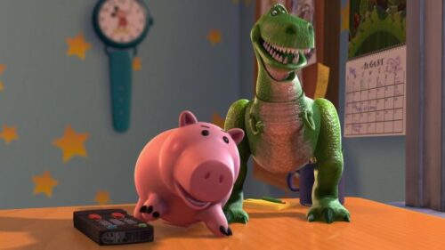 Quel est le nom de la tirelire en forme de cochon dans les films Toy Story de Pixar en version française ? 