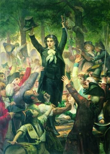 À quel célèbre révolutionnaire français est associée la cocarde verte ? 