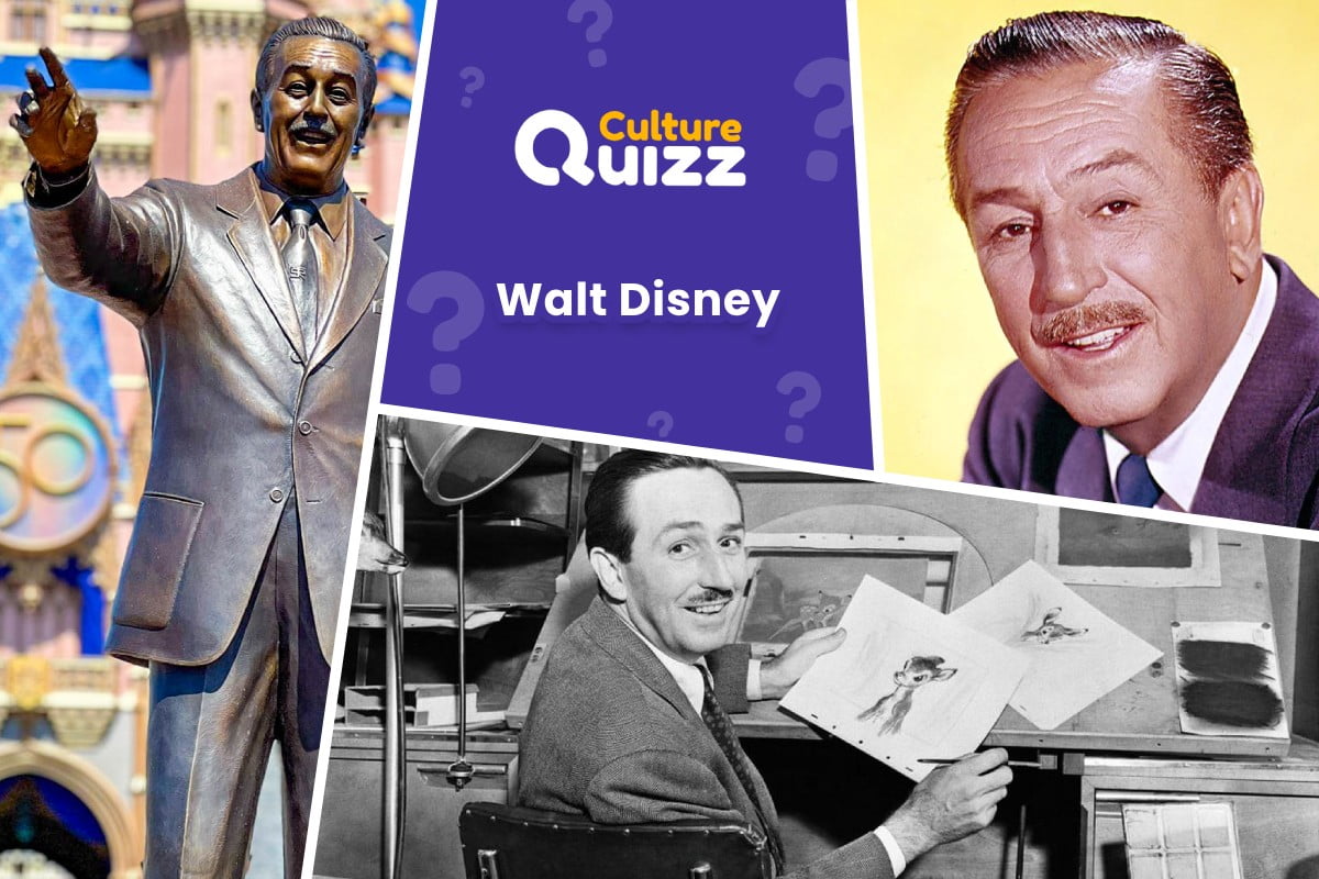 Quiz : Qui était Walt Disney ? - Quiz Walt Disney - Homme de cinéma
