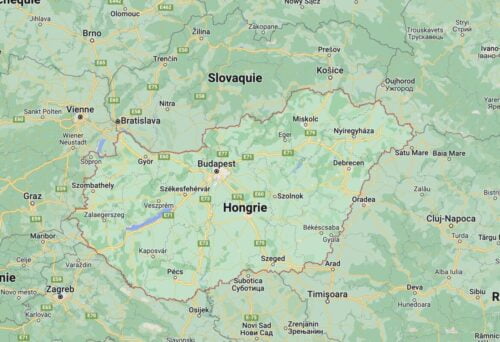 Carte de la Hongrie