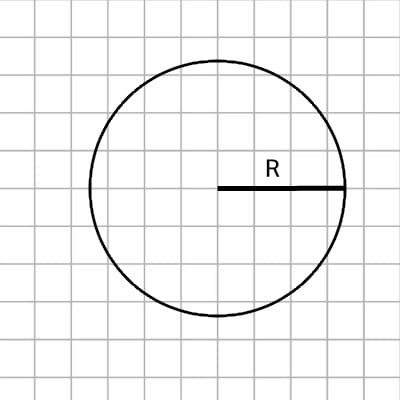 Quel est environ le périmètre d'un cercle de 3 cm de rayon ? 