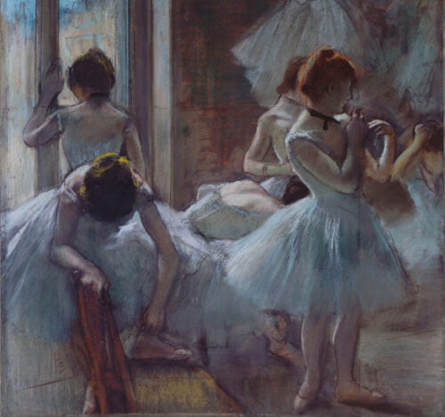 Quel est le nom de l'artiste peintre qui a réalisé le tableau Danseuses ? 