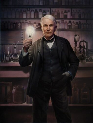 Quel scientifique américain est considéré comme « l’inventeur » de l’électricité pour son ampoule ? 