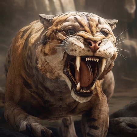 Sous quel autre nom est plus connu le smilodon, un animal préhistorique disparu aujourd’hui ? 