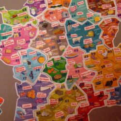 Les d&eacute;partements fran&ccedil;ais en magnet de frigo