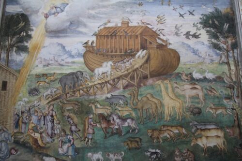 Quel âge Noé avait-il lorsqu'il entre dans son arche au moment du déluge ? 