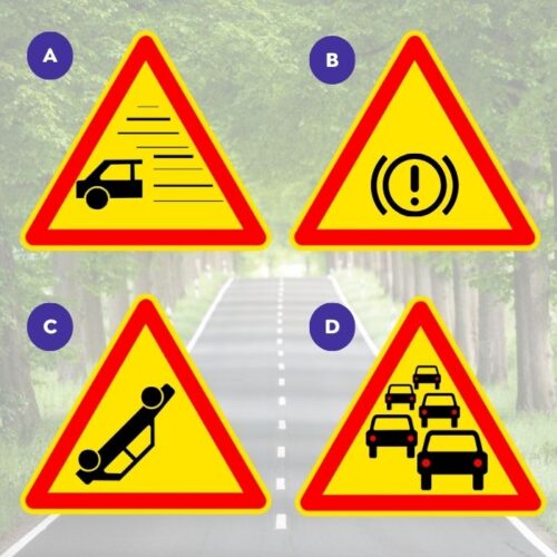 Lequel de ces panneaux de la circulation n'existe pas ? 