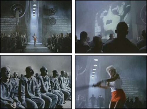 Pour quelle marque, Ridley Scott réalise-t-il un film publicitaire très remarqué en 1984 ? 