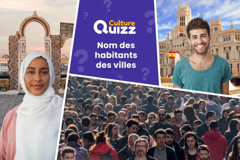 Quiz Noms des habitants des villes du monde Géographie niveau — free download