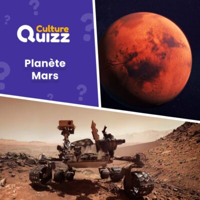 Quiz d&eacute;di&eacute; &agrave; la plan&egrave;te Mars du syst&egrave;me solaire. Tout savoir sur Mars