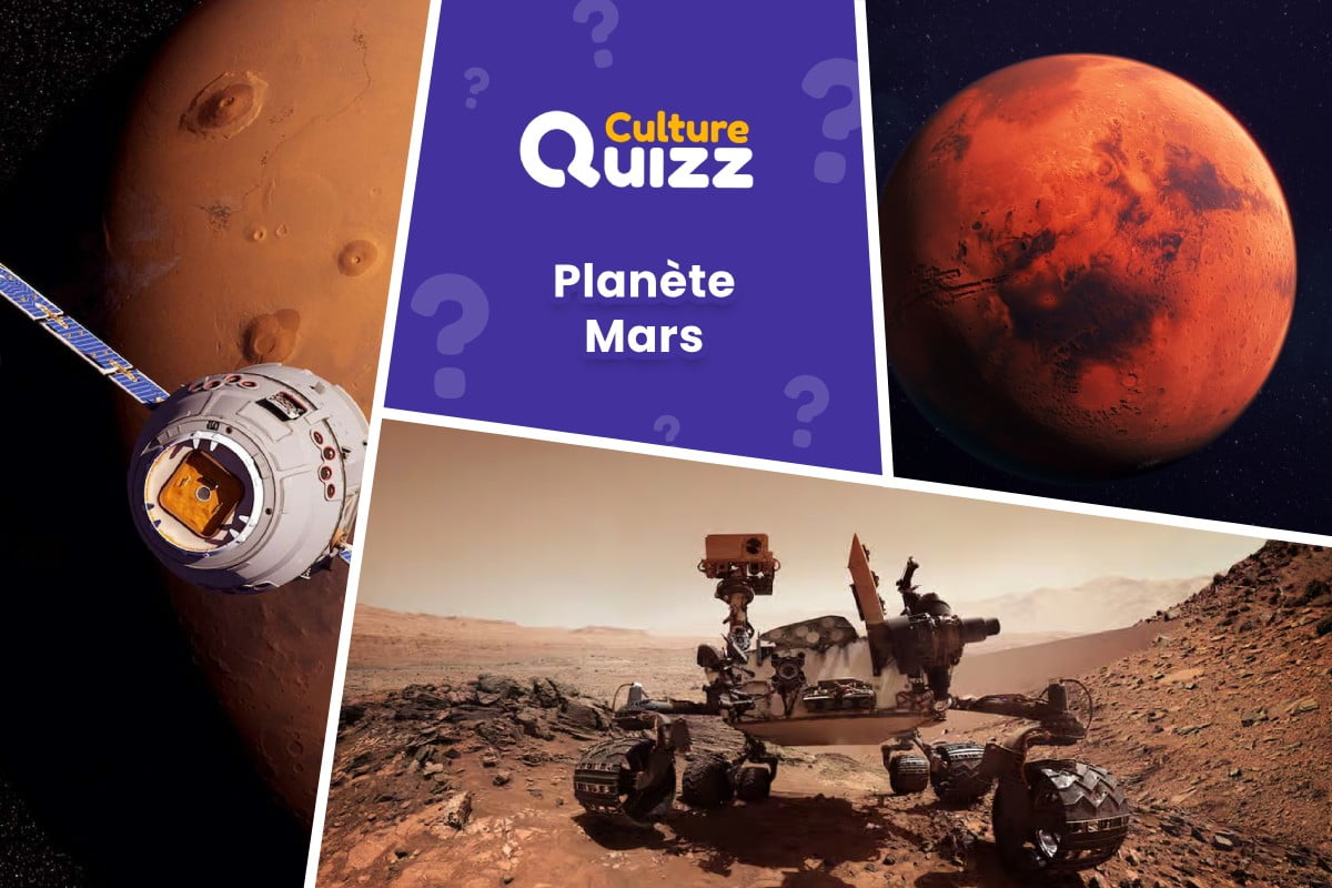 Quiz spécial Planète Mars - Quiz dédié à la planète Mars du système solaire. Tout savoir sur Mars