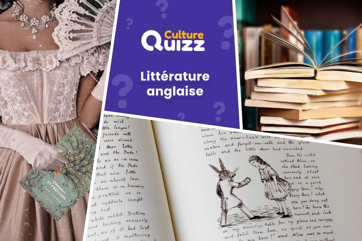 Quiz Littérature anglaise - Testez vos connaissances sur les grands livres de la littérature anglaise avec des questions sur les grands succès de la littérature britannique et américaine.