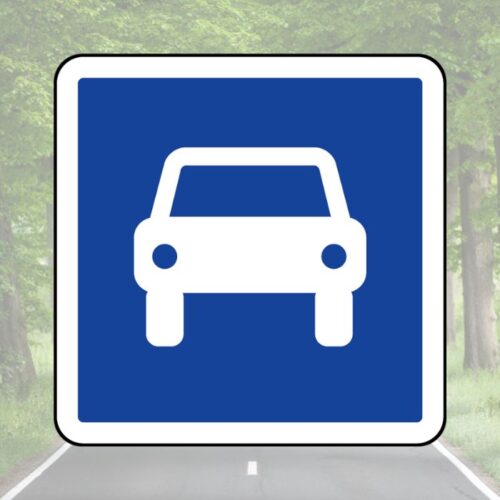 Quelle information correspond à ce panneau ? Panneau code de la route