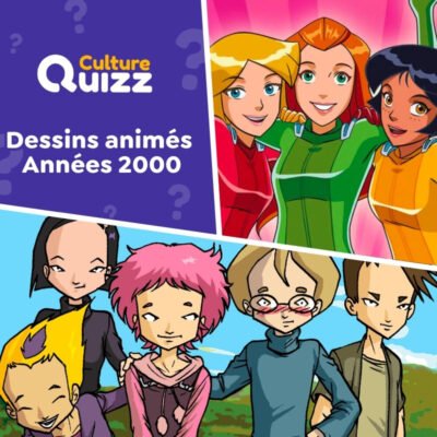 Quiz sp&eacute;cial dessins anim&eacute;s des ann&eacute;es 2000 : Totally Spies, Winx, Code Lyoko, Pok&eacute;mon, Martin Myst&egrave;re