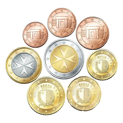 De quel pays proviennent ces pièces eu euros ? 