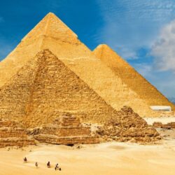 Les pyramides de Gizeh 