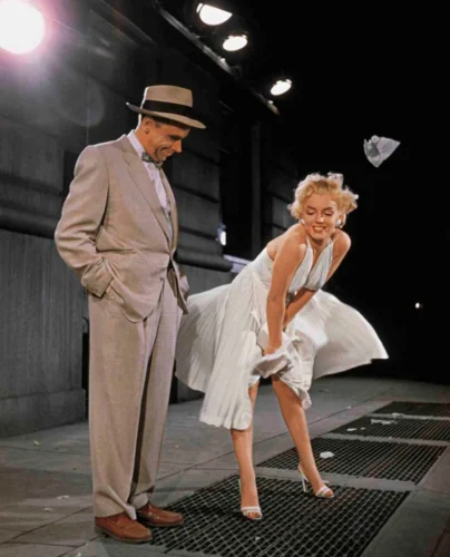 De quel film est extraite la scène mythique de Marilyn Monroe et de la bouche de métro ? 